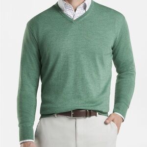 PETER MILLAR CROWN HERITAGE CASHMERE V-NECK SWEATER